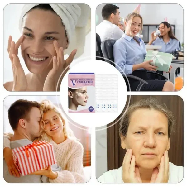 Neck Lifting Tape Invisible Face lift Tape - Image 4