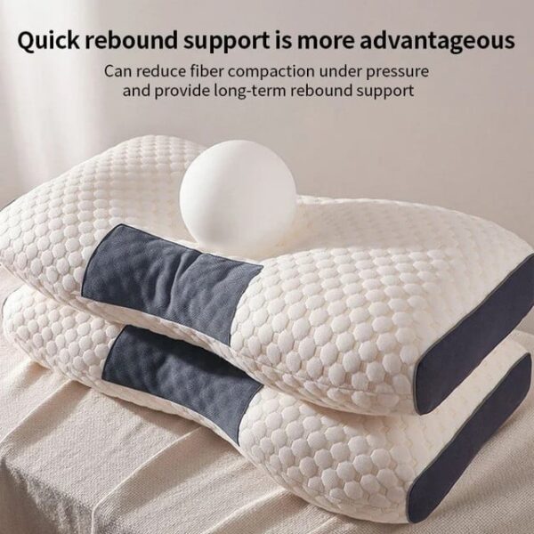 Orthopedic Neck Support Pillow – Soybean Fiber Comfort - Image 4