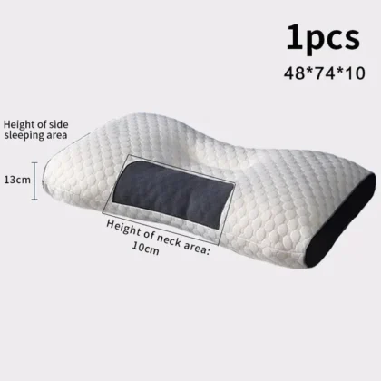 Orthopedic Neck Support Pillow – Soybean Fiber Comfort