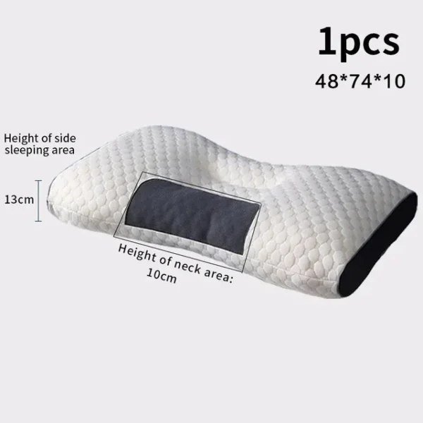 Orthopedic Neck Support Pillow – Soybean Fiber Comfort